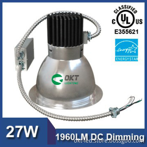 2014 OKT LM79 UL Energy Star Listed 8inch 27W efficient led downlight